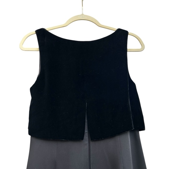 Vintage Nicole Miller Empire Dress Size 2 Velvet Satin Gown Whimsigoth Witchy - Picture 16 of 16